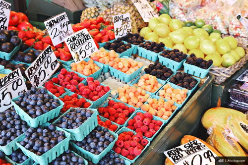 植物 水果 食品 蓝莓 市场 汉堡 美食摄影图片